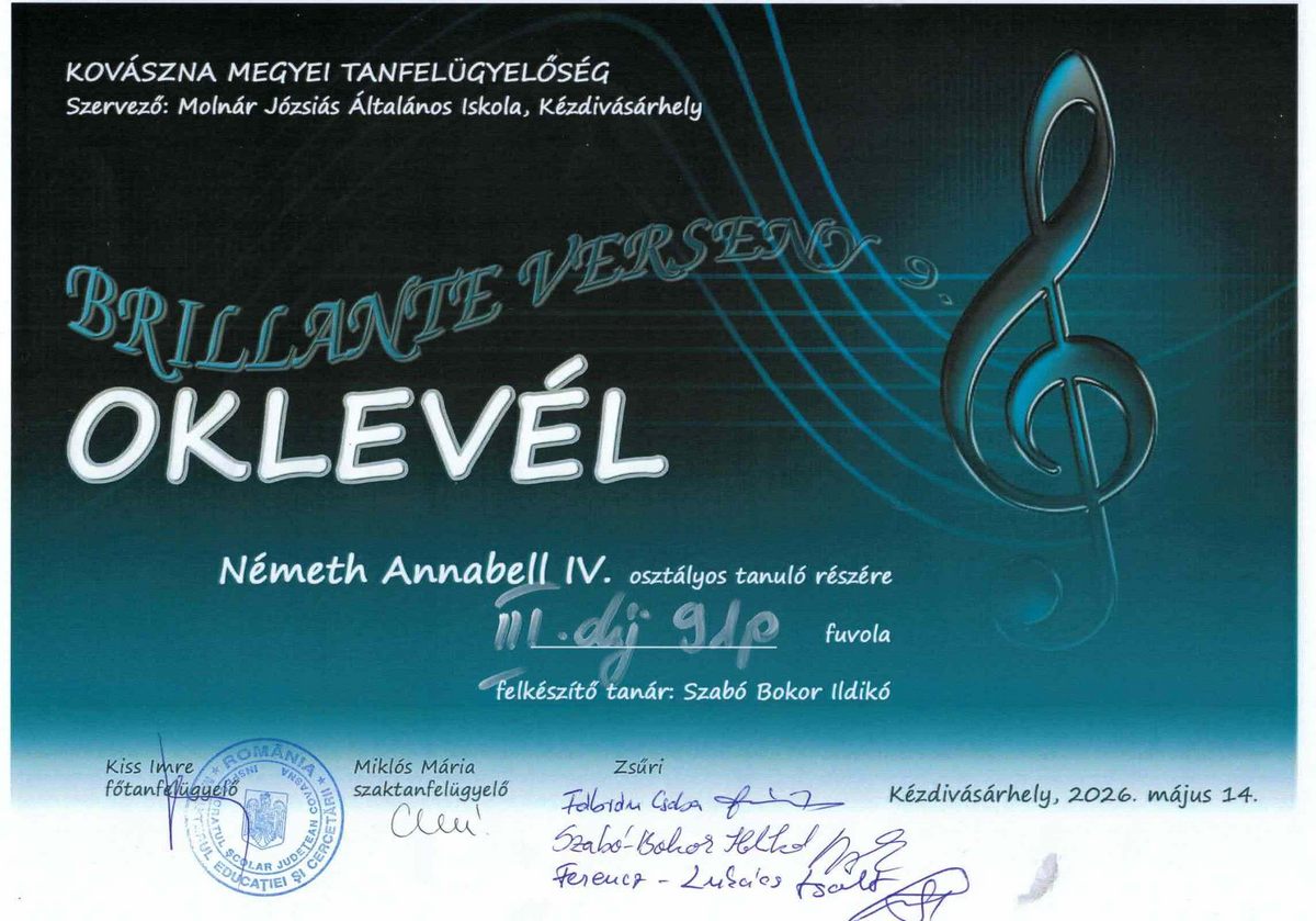 oklevél